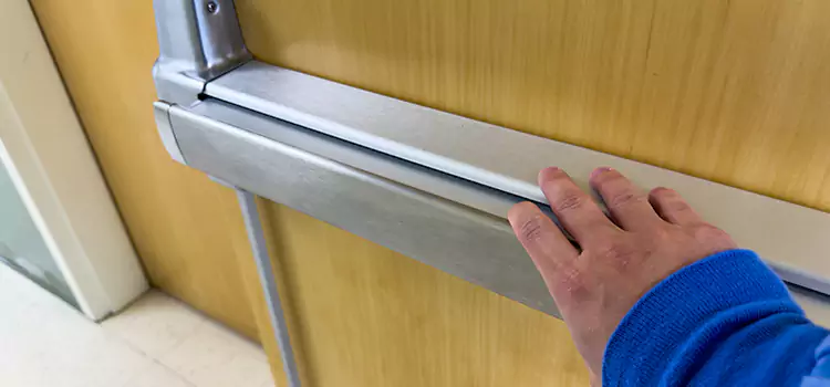 Installing a Push Bar on a Door Spokane Valley